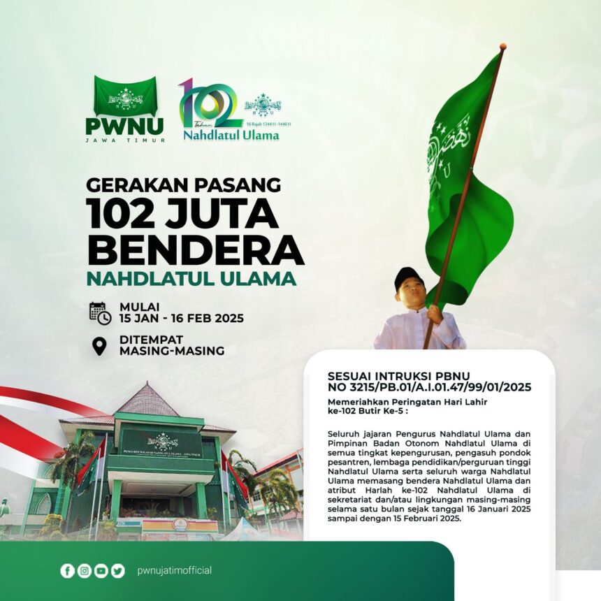 Gerakan Pasang 102 Bendera NU