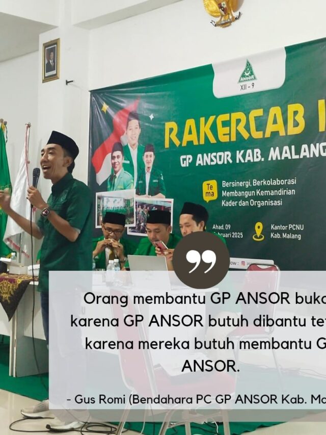 Quotes Gus Romy PC Ansor Malang
